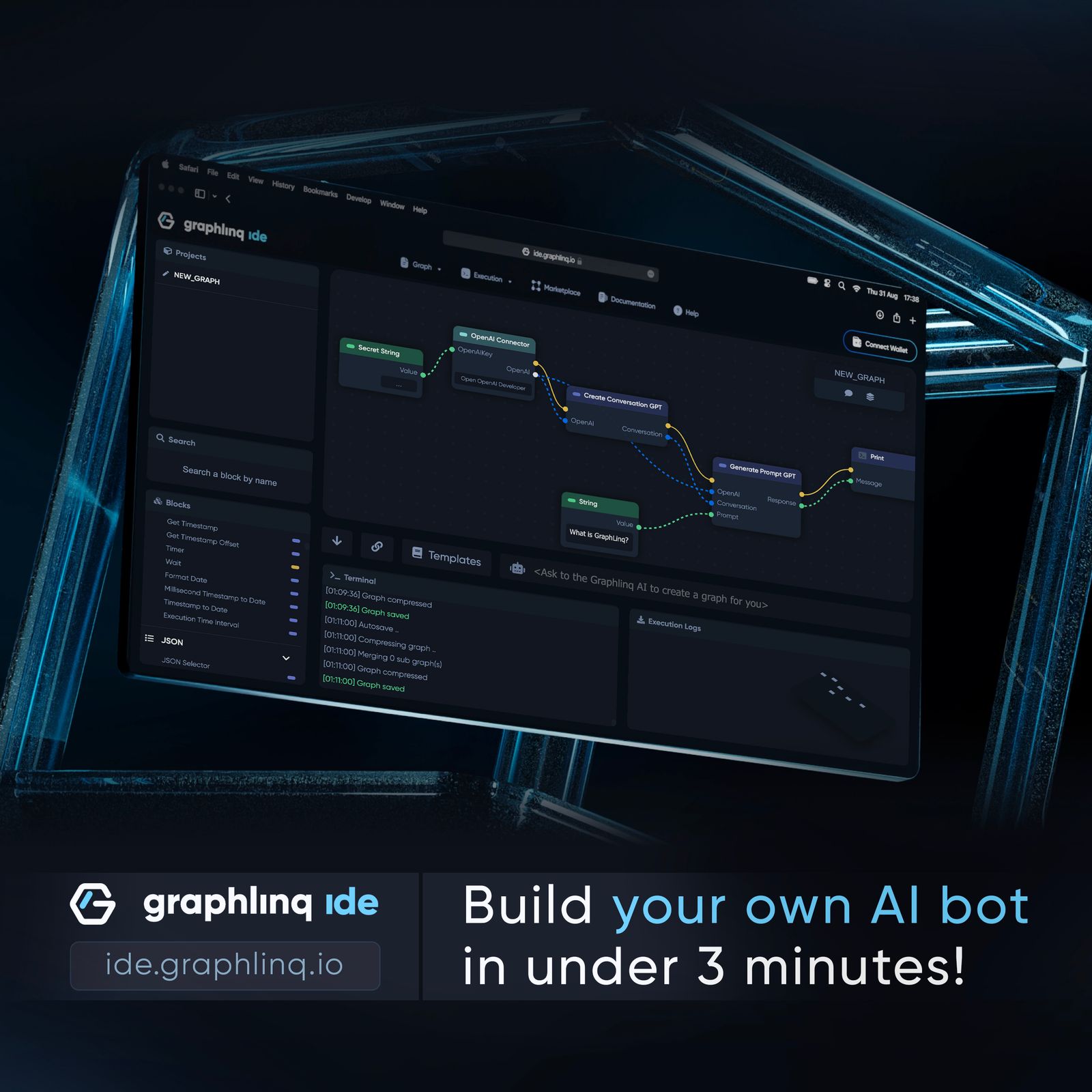 Build AI bot in 3 minutes tutorial